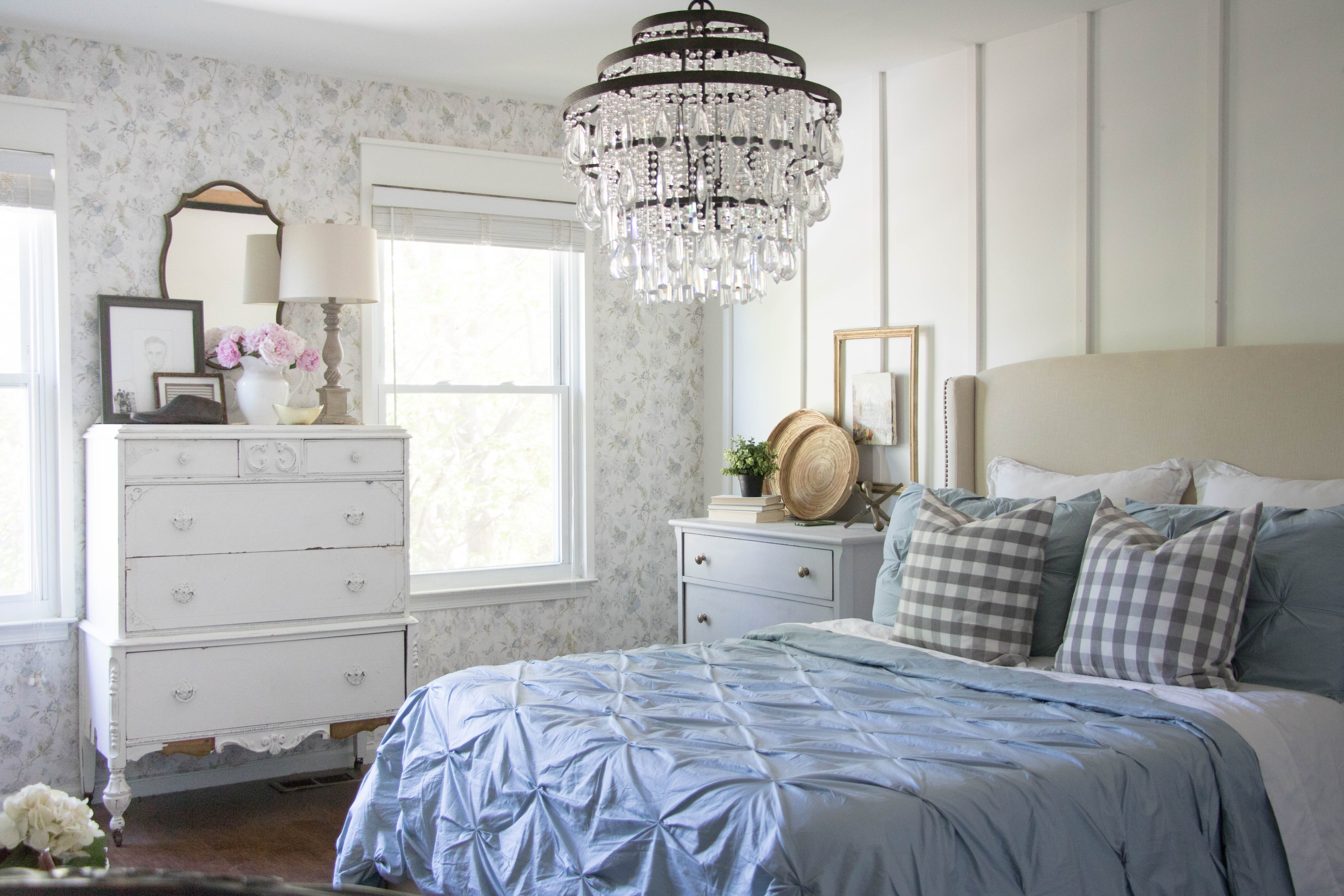 French Cottage Master Bedroom Reveal - Seeking Lavender Lane