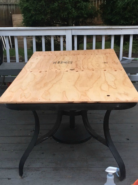 DIY Tile Tabletop - Seeking Lavender Lane