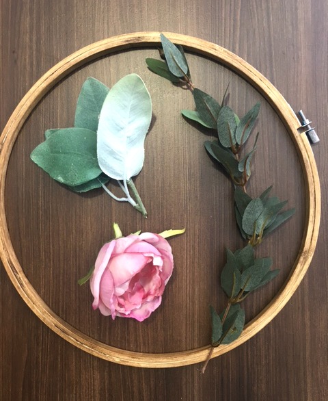 Diy Embroidery Hoop Wreath Seeking Lavender Lane