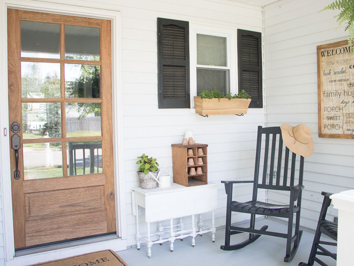 Front Porch Ideas Small Front Porch Makeover Seeking Lavender Lane