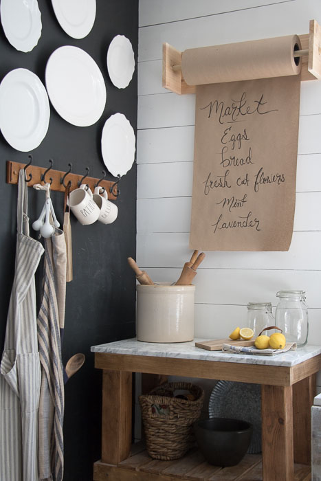 DIY Butcher Paper Holder - Seeking Lavender Lane