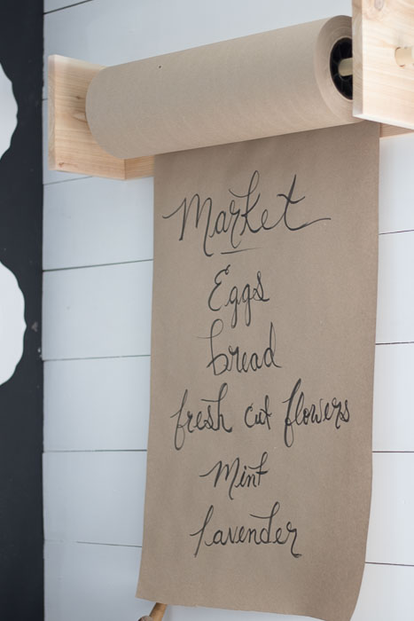 DIY Butcher Paper Roll Holder IKEA Hack » Megan Leigh Acosta