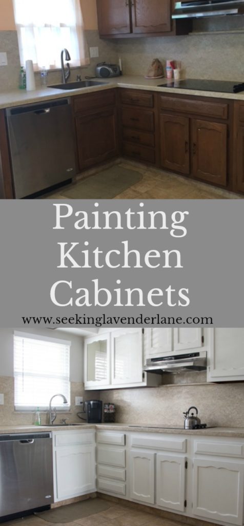 Painting Kitchen Cabinets - Seeking Lavender Lane