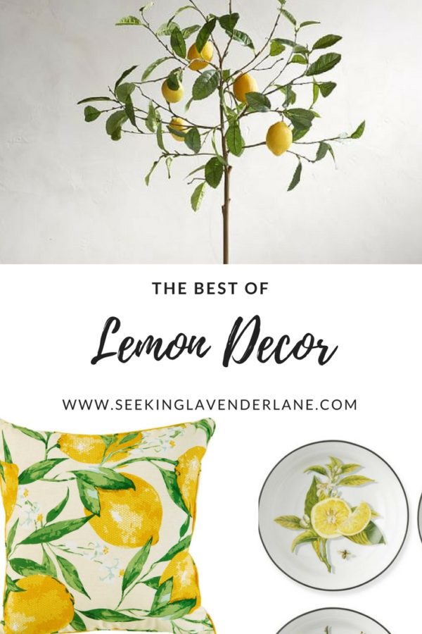 The Best of Lemon Decor Seeking Lavender Lane