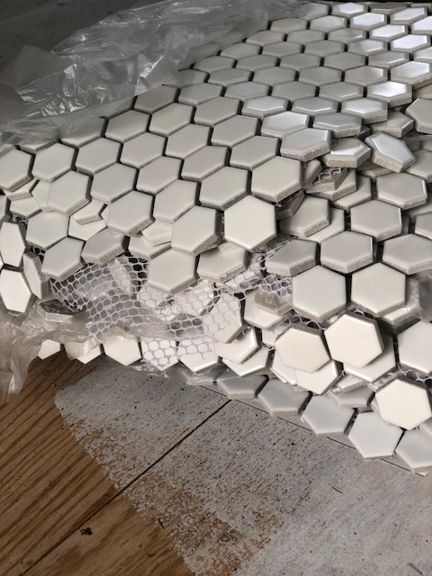 Hexagon-tile-install - Seeking Lavender Lane