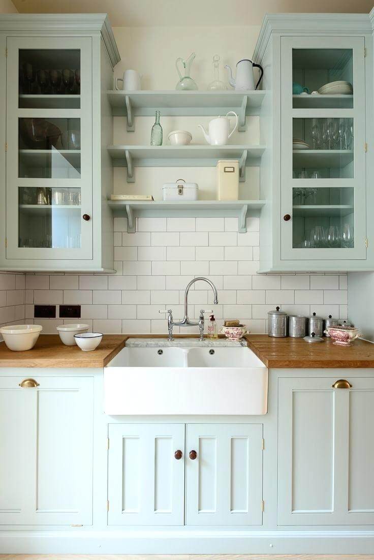 Kitchen envylove the farmhouse sink & jadite green touc…