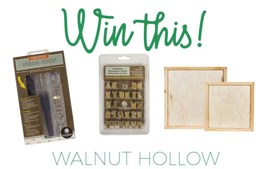 Walnut Hollow HotStamps, Uppercase Alphabet Set & Wood