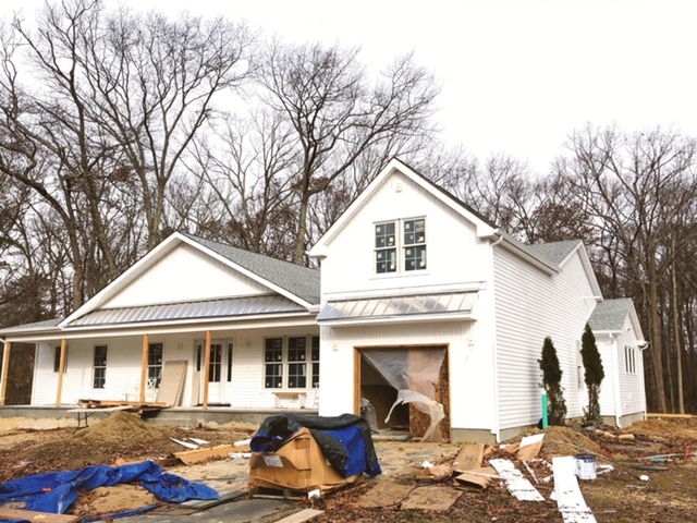 White Farmhouse Exterior