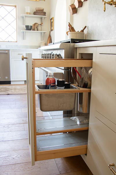 Deep Drawer Base Cabinet With Rollout - Omega Cabinetry