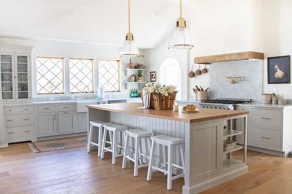 spring decor in the kitchen