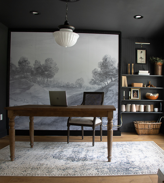 Moody Home Office Reveal - Crazy Wonderful