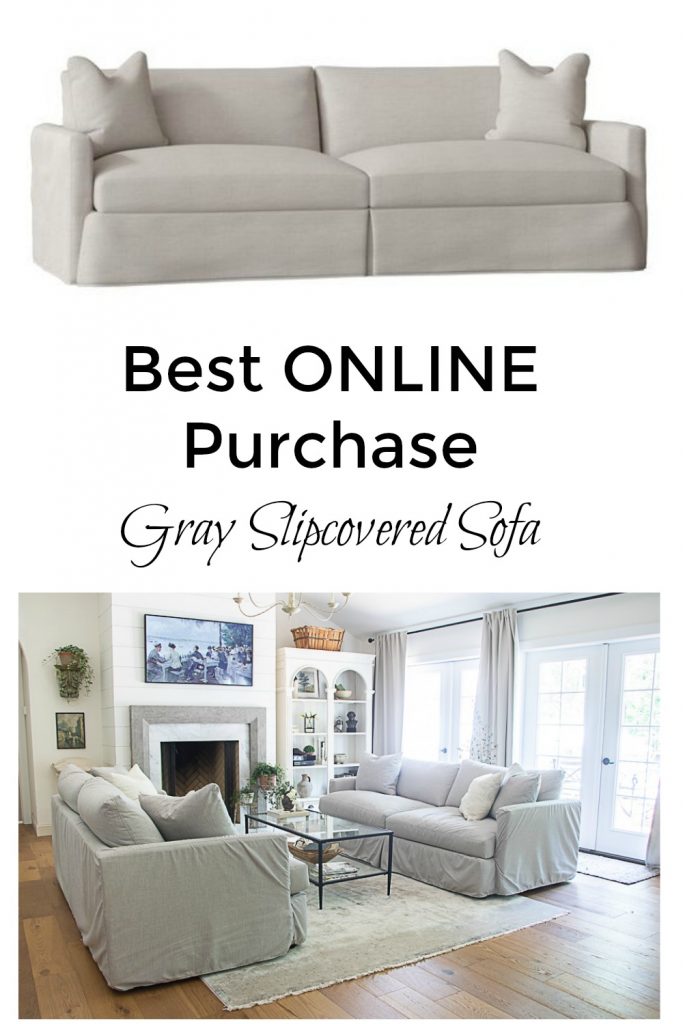 Gray Slipcovered Sofas Seeking Lavender Lane