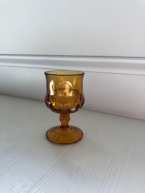 Vintage-amber-glass