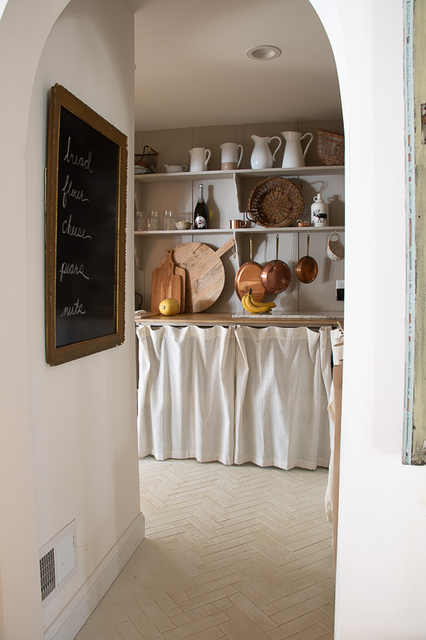 White Chalk Paint Cabinet - Seeking Lavender Lane