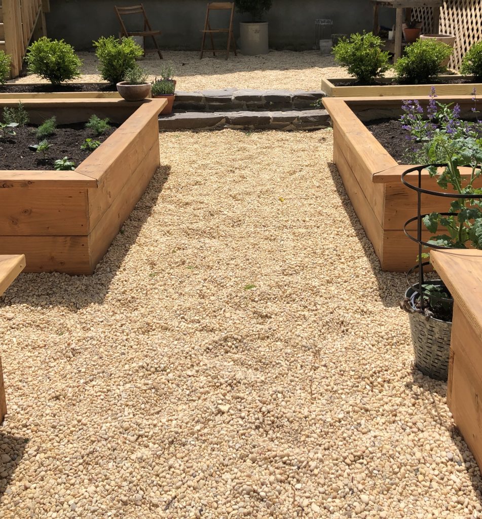 Pea Gravel Landscaping Ideas Using 