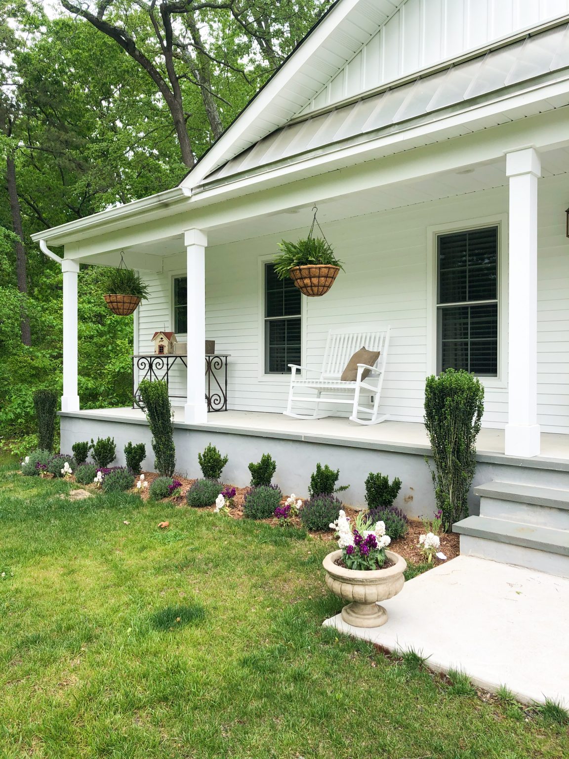 Farmhouse Curb Appeal - Seeking Lavender Lane