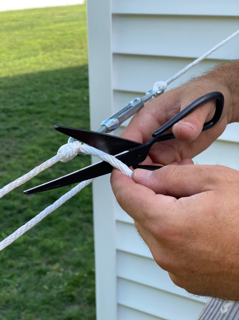 DIY clothesline posts, since the new house didnt have one.