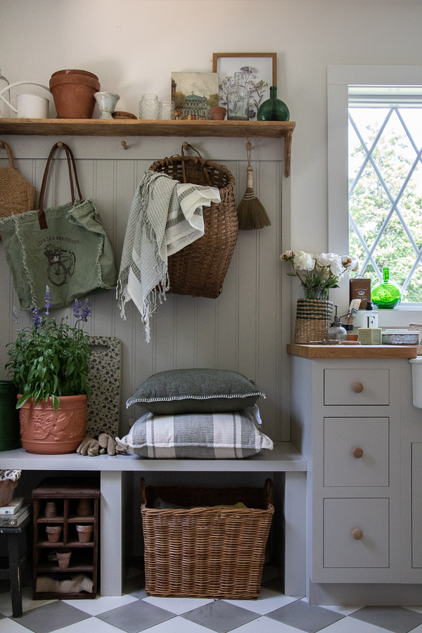 I love styling my counter tops, especially when I use pretty