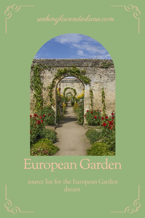 European Garden - Seeking Lavender Lane